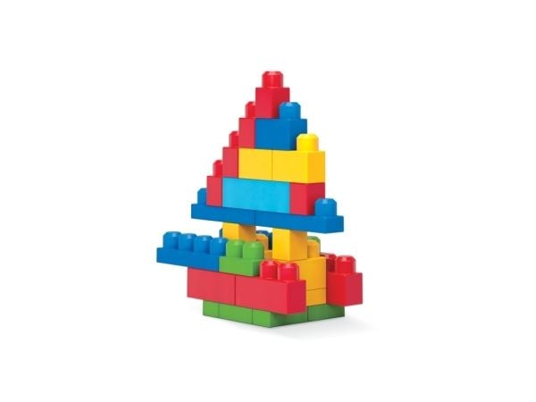 MEGA BLOKS First Builders Big Building Bag, Byggesett, 1 år, Plast, 80 stykker, 1,37 kg