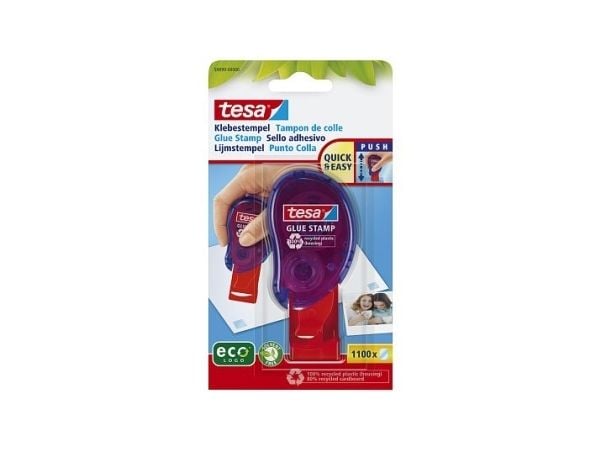 TESA 59099-00000, Tørr, Glue stamp, Fotoark kartong, Papir, 1 stykker