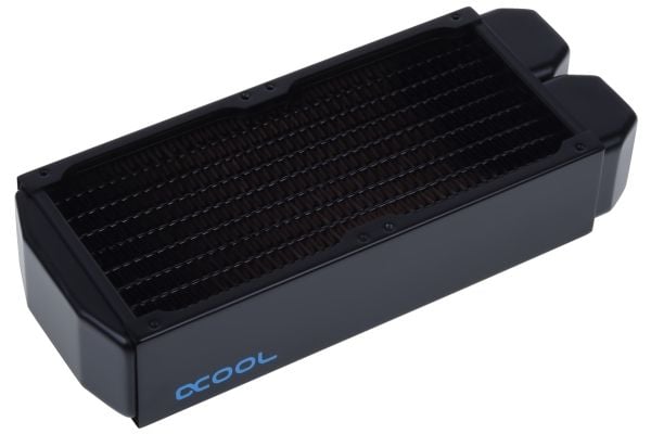 Alphacool 14227, Kjøleribbe, Messing, Stål, Sort, 92 mm, 229 mm, 45 mm