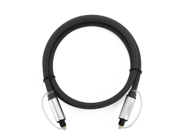 Ugreen 10541, Toslink, Hankjønn, Toslink, Hankjønn, 3 m, Sort