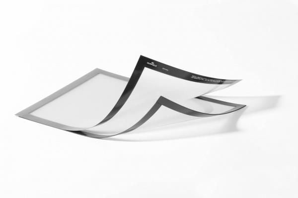 DURABLE DURAFRAME PLUS - Dokumentholder - for A4 - magnetisk - sølv (en pakke 2)