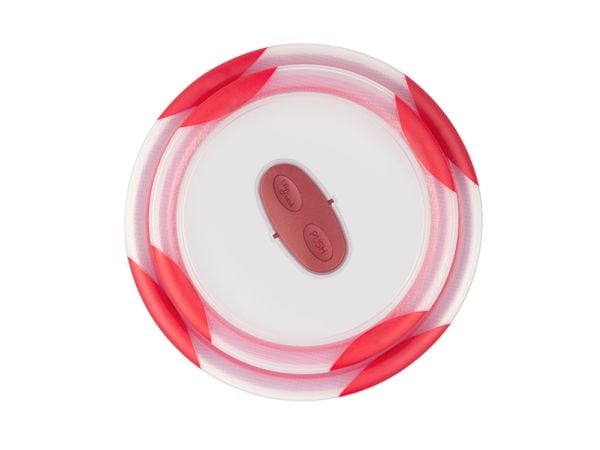 OURSSON BS4781RC/DC, Bollesett, Rund, Keramisk, Kirsebær (frukt), Hvit, 3 l, Personlig