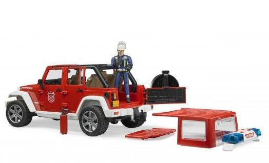 BRUDER 2528, Rød, Plastikk, 3 år, Gutt, Blå, Jeep