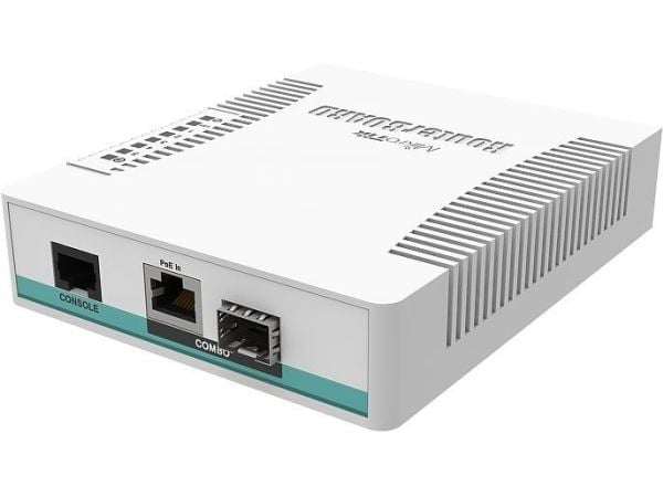MikroTik RouterBOARD Cloud Router Switch CRS106-1C-5S - Switch - smart - 5 x Gigabit SFP + 1 x kombinations-Gigabit SFP - skrivbordsmodell - PoE