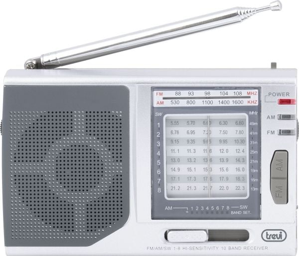 Trevi MB 728, Bærbar, Analog, AM, FM, SW, 87,5 - 108 MHz, 520 - 1620 kHz, 8550 - 22300 kHz