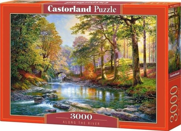 Castorland Puzzle 3000 Joen virran mukana