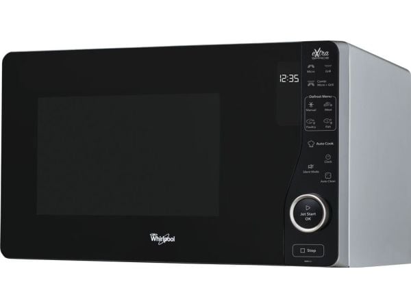 Whirlpool MWF 421 SL, Pöytämalli, Yhdistelmämikroaaltouuni, 25 L, 800 W, Sisäänrakennettu näyttö, Painikkeet
