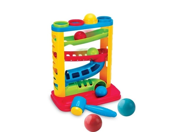Smily Play Rutschkana för kulor och hammare