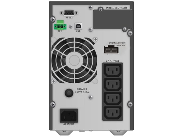 PowerWalker VFI 1000 TGB - UPS - Växelström 176 - 300 V - 900 Watt - 1000 VA - 9 Ah - RS-232, USB - utgångskontakter: 4