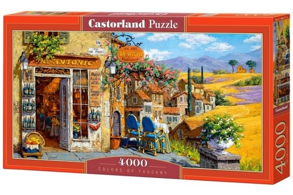 Castorland Colors of Tuscany 4000 pcs, 4000 kpl, Kaupunki, 9 vuosi/vuosia