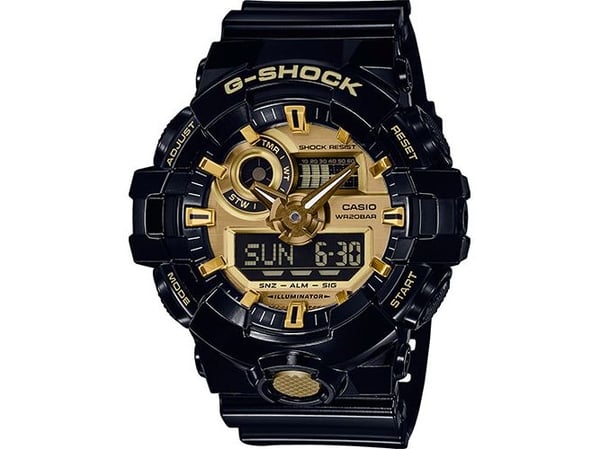 Casio G-Shock GA-710, vedenkestävä, kvartsi