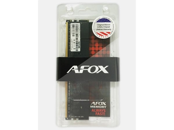 AFOX DDR4 8G 2133 UDIMM, 8GB, 1 x 8GB, DDR4, 2133Mhz, 288-pinners DIMM