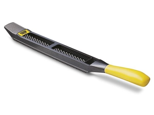 Stanley 5-21-295, Surform shaver, Muovi, Litteä surform-viila, Metalli, Keltainen, Kipsilevy
