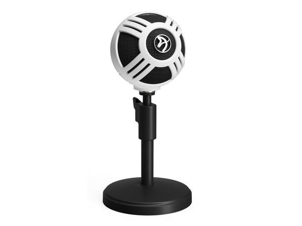 Arozzi Sfera - Mikrofon - USB - hvit