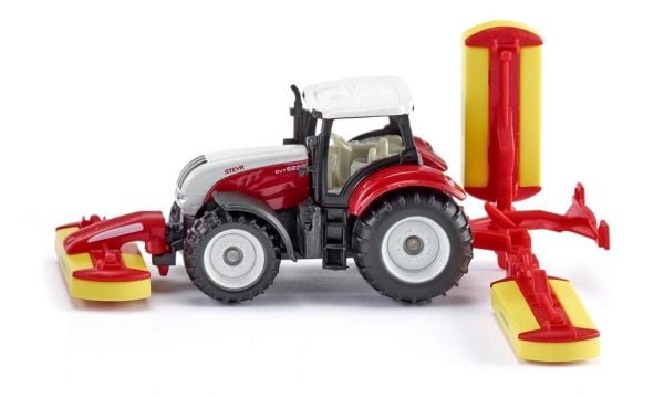 Siku Steyr with Pöttinger mower