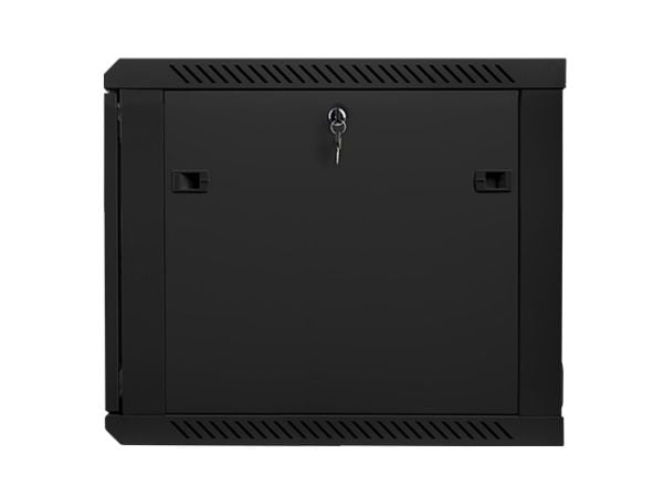 Lanberg - Rack skap - veggmonterbar - svart, RAL 9004 - 9U - 19"