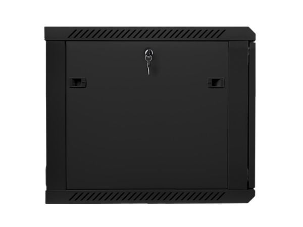 Lanberg - Rack skap - veggmonterbar - svart, RAL 9004 - 9U - 19"