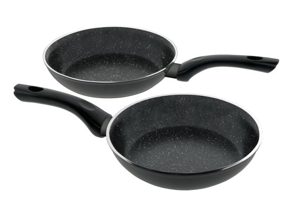 JATA SF1 FUJI, Rund, All-bruk panne, Sort, Aluminium, 3 mm, Keramisk, Gass, Halogen, Induksjon, Forseglet Plate