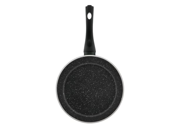 JATA SF128, Rund, All-bruk panne, Sort, Aluminium, 3 mm, Keramisk, Gass, Halogen, Induksjon, Forseglet Plate