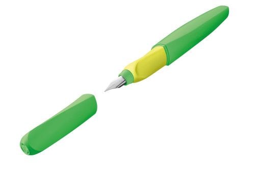 Pelikan 807258, Grønn, Fyllesystem med patron, Rustfritt stål, Ambidekstriøs, Tyskland