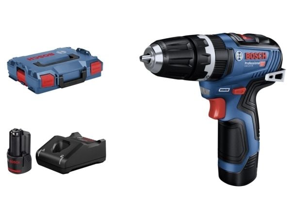 Bosch SLAGBOREMASKINE GSB 12V-35 2X3AH L-BOXX