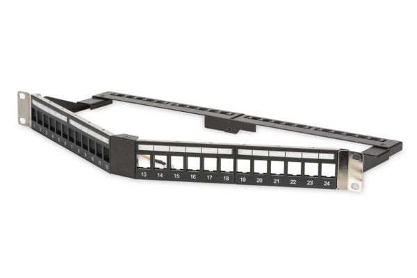 Digitus DN-91414S, Sort, Stål, Rackmontering, 1U, -20 - 70 °C, 483 mm