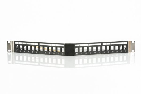 Digitus DN-91414S, Sort, Stål, Rackmontering, 1U, -20 - 70 °C, 483 mm
