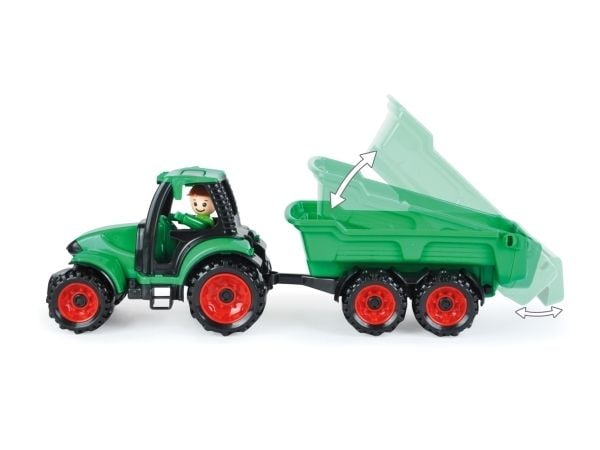 Lena Truckies 01625, Traktor, 2 år, Plast, Sort, Grønn, Rød