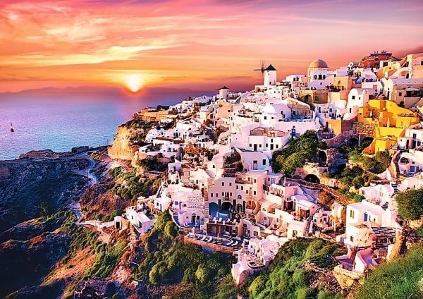Trefl Puzzle Auringonlasku Santorinin yllä 1000 el. (10435)