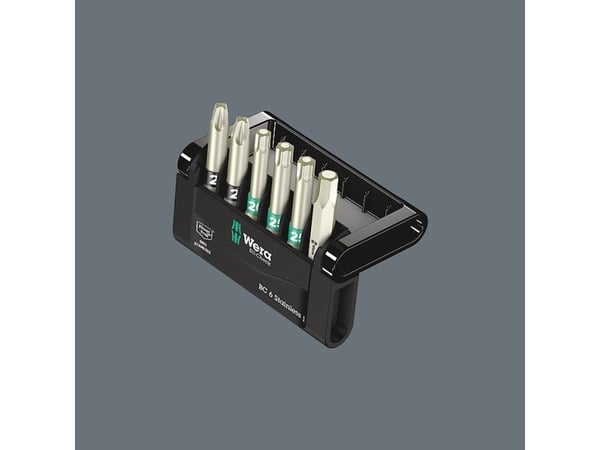 Wera 05073634001, 6 stykker, Pozidriv, Torx, PZ 2, TX20, TX25, Rustfritt stål, 2 x PZ 2x50 1 x TX 20x50 2 x TX 25x50 1 x 5.5x50