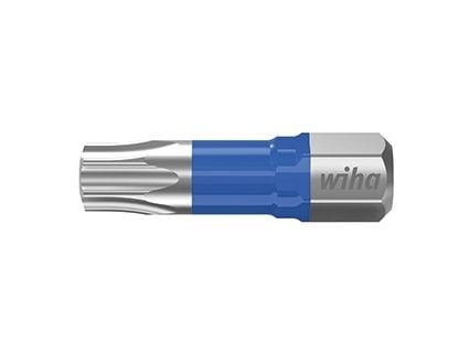Wiha 41607, 5 stykker, Torx, T25, 25 mm, 25,4 / 4 mm (1 / 4"), Sekskantet