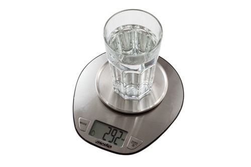Mesko Home MS 3152, Elektronisk kjøkkenvekt, 5 kg, 1 g, Rustfritt stål, Rustfritt stål, Benkeplate