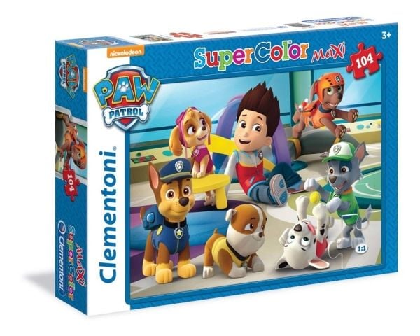Clementoni Puzzle Maxi 104 bitar Paw Patrol #01, 3 År | CDON