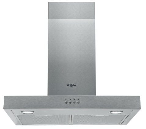 Whirlpool AKR 558/3 IX - Panser - skorsteinsflat - bredde: 59.8 cm - dybde: 45 cm - extraction & recirculation (with additional extraction kit) - r...