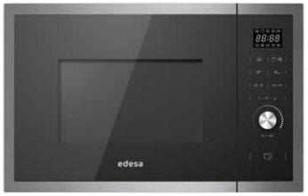 Edesa EMW-2530-IG XBK, Kiinteä, Grillimikroaaltouuni, 25 L, 900 W, Sisäänrakennettu näyttö, LED