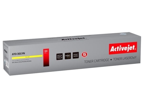 Activejet ATO-301YN, 1500 sider, Gult, 1 stykker Activejet ATO-301YN, 1500 sider, Gult, 1 stykker