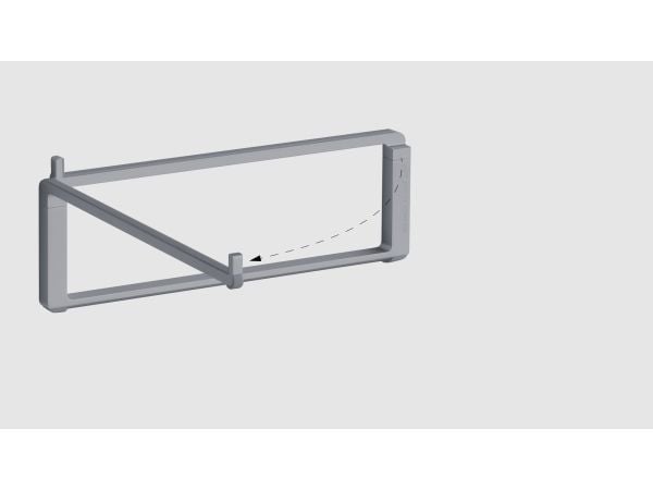 Rain Design mBar pro, Kannettavan tietokoneen teline, Harmaa, Alumiini, 243 mm, 250 mm, 75 mm