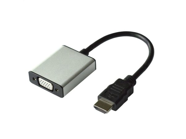 ROLINE 12.99.3119, 0,15 m, HDMI Type A (Standard), VGA (D-Sub) + 3.5mm, Hunkjønn, Hunkjønn, Rett