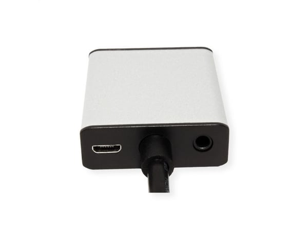 ROLINE 12.99.3119, 0,15 m, HDMI Type A (Standard), VGA (D-Sub) + 3.5mm, Hunkjønn, Hunkjønn, Rett