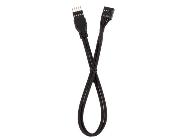 Corsair CC-8900244, 0,3 m, Uros, Uros, Suora, Suora, Musta