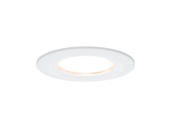 Paulmann 934.59, 1 ampuller, LED, 2700 K, 650 lm, IP44, Hvit