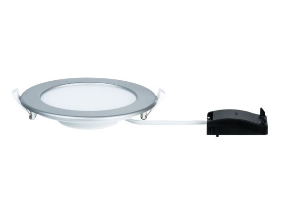 Paulmann 920.71, Innsunket spotlight, 1 ampuller, LED, 4000 K, 850 lm, Kromfarget