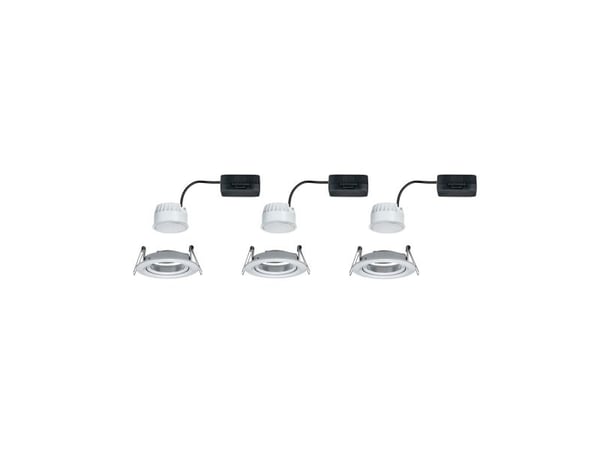 Paulmann 934.51, 3 ampuller, LED, 19,5 W, 650 lm, Aluminium