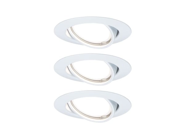 Paulmann 934.22, GU10, 3 ampuller, LED, 15 W, 350 lm, Hvit