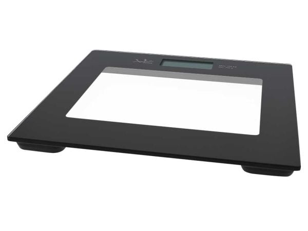 JATA 290, Elektronisk personvekt, 150 kg, 100 g, Sort, kg/lb, firkant