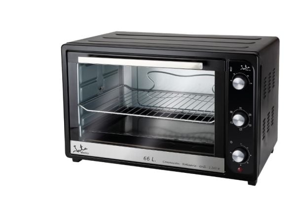 JATA HN966, 66 l, 2200 W, Frittstående, Sort, Rotasjon, Mekanisk