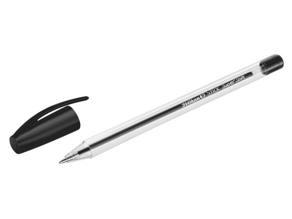 Pelikan 601450, Klips, Uttrykkbar kulepenn med hengefeste, Sort, 50 stykker