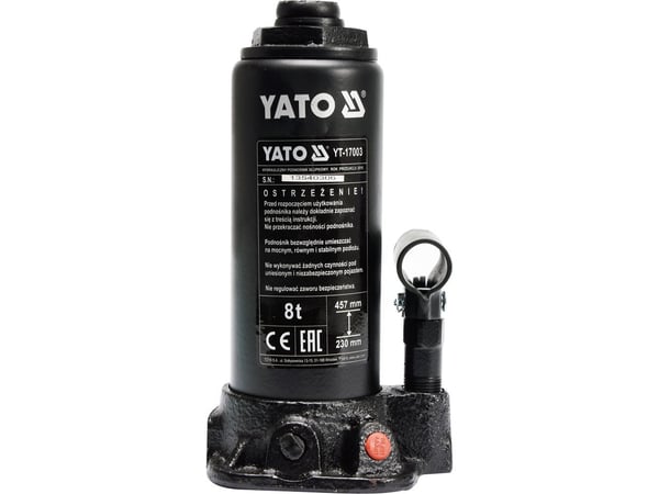 YATO HYDRAULINEN mäntänostolaite 8T, 230-457mm