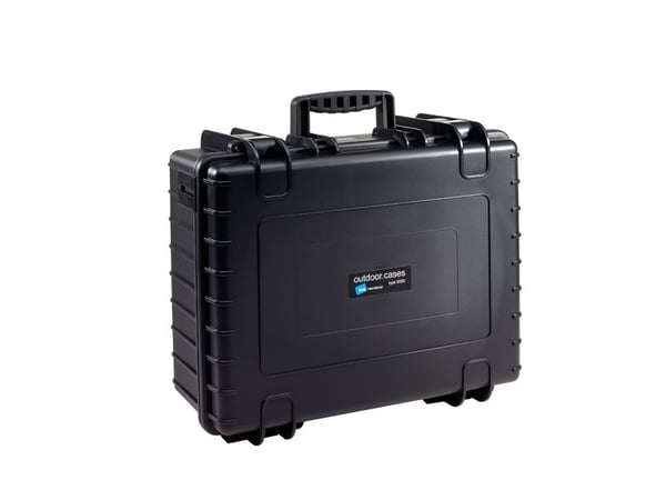 B&amp;W outdoor.cases Type 6000 - Kova kotelo - polypropeeni - musta