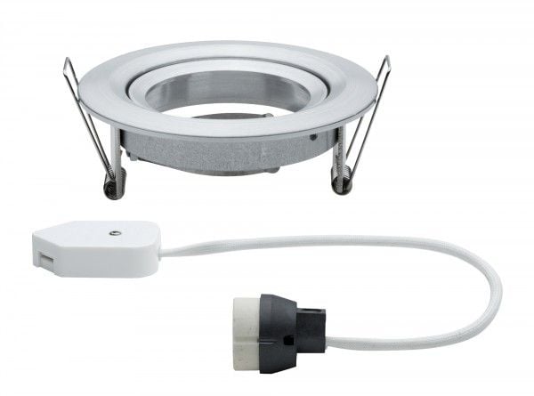 Paulmann 936.40, Innfelt lysplate, GU10, 35 W, 230 V, Aluminium